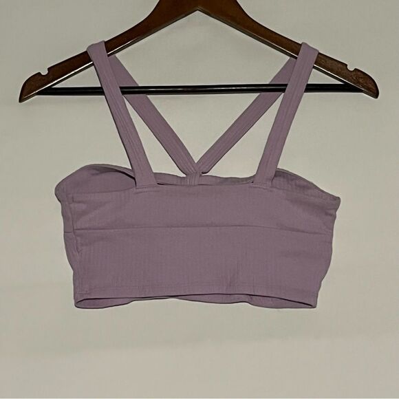 Women's Pacsun PAC Cares Purple Crop Top - Picture 6 of 7